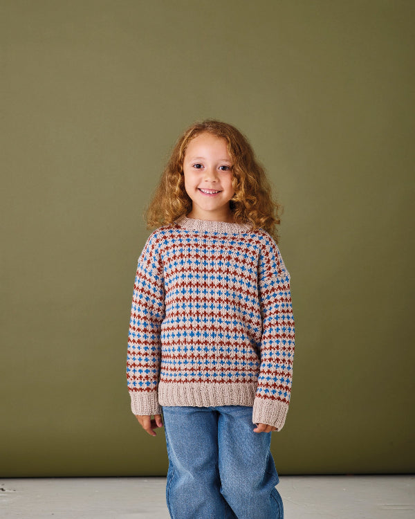 Sømandssweater junior (digital opskrift)
