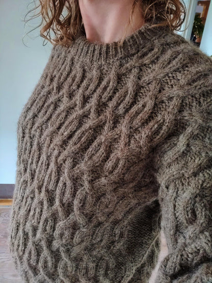 Vamset sweater med snoninger