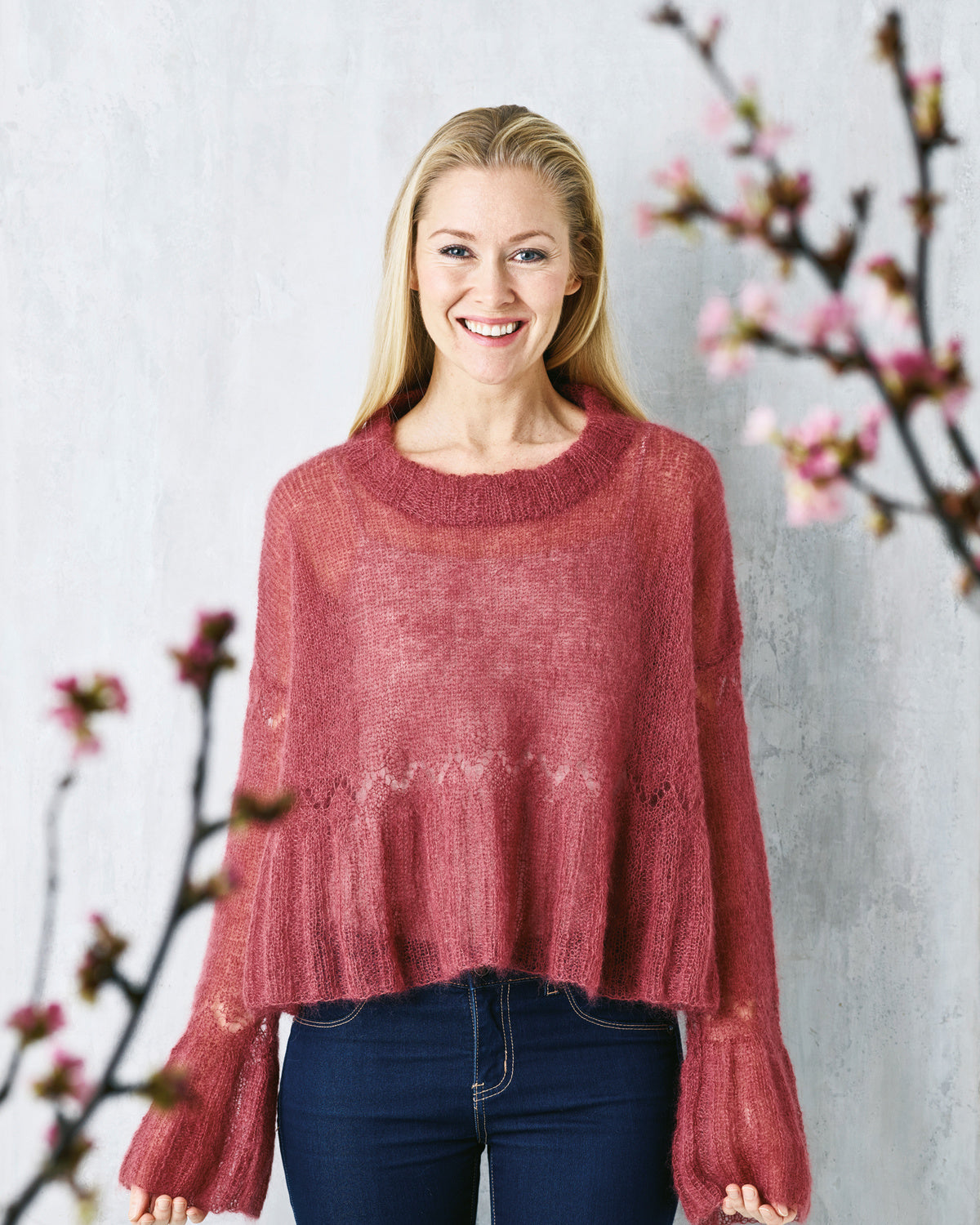 Oversize bluse med flæser (digital opskrift)
