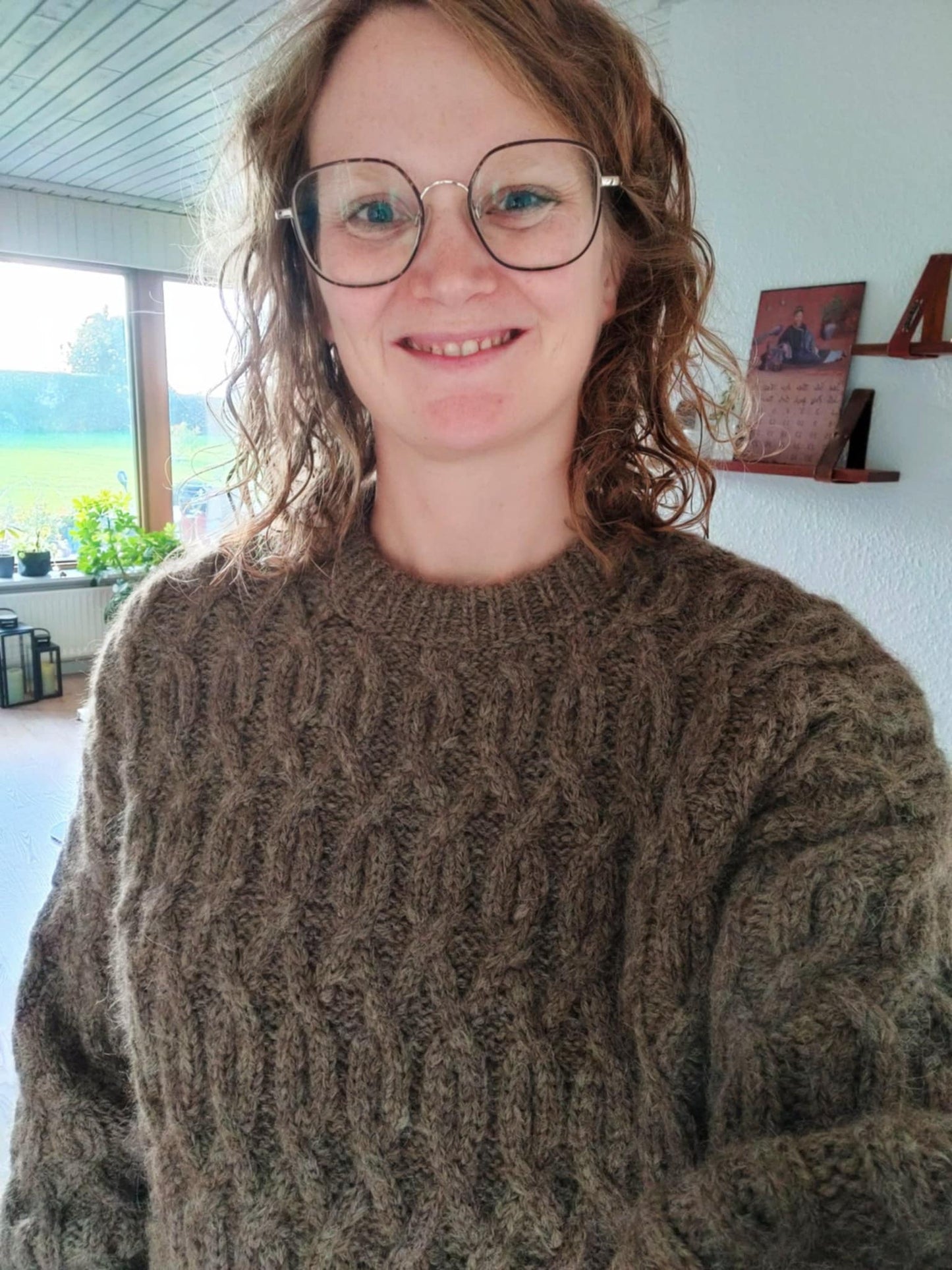 Vamset sweater med snoninger